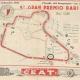 Il Molino Stucky (riportato erroneamente Stuchy) nella mappa del 5� Gran Premio di Bari del 1951
 